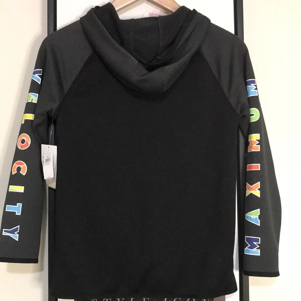 Old Navy Active Boy’s Black Long Sleeve Sweatshirt L (10-12)